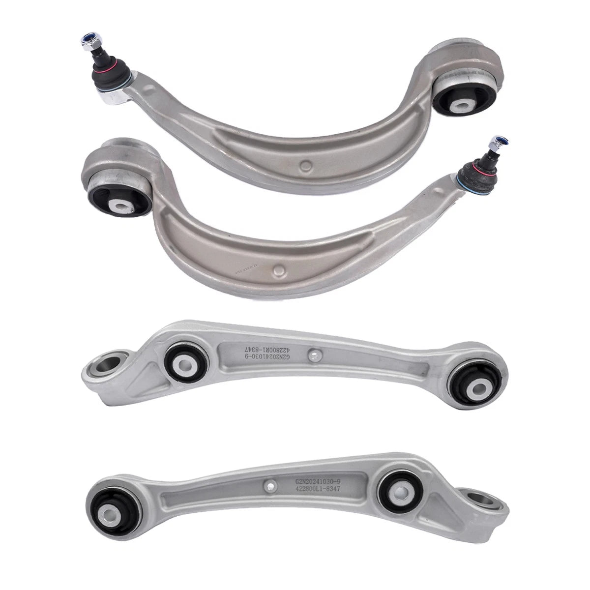 4X For Audi A6 A7 S6 S7 RS7 2012-18 Front Lower Control Arm with Ball Joint Set