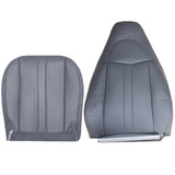 Fits 2003-2014 Chevy Express GMC Savana Driver Bottom Top Seat Cover Dark Gray