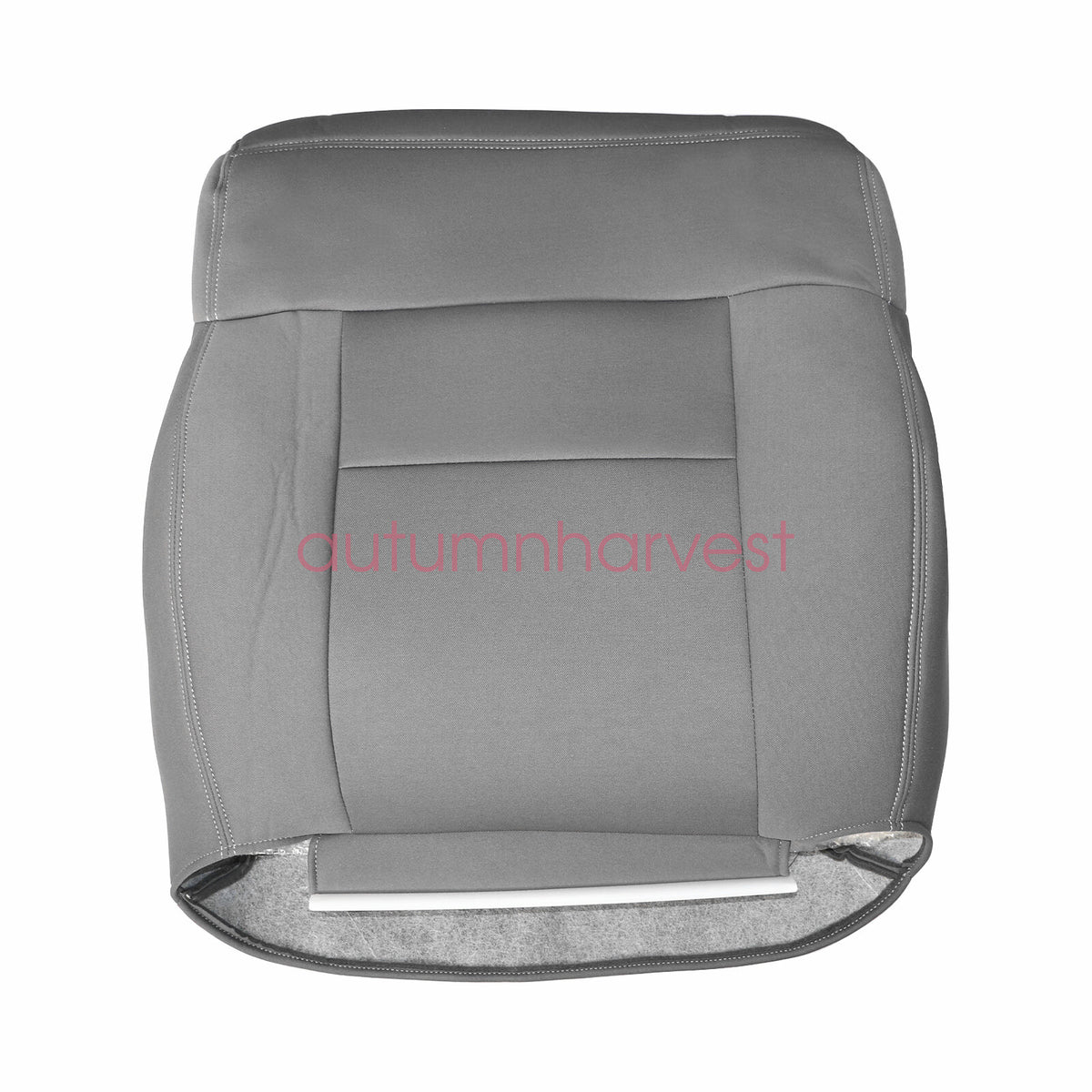 Fits 2004-2007 2008 Ford F150 Lariat Driver Top Lean Back Cloth Seat Cover Gray