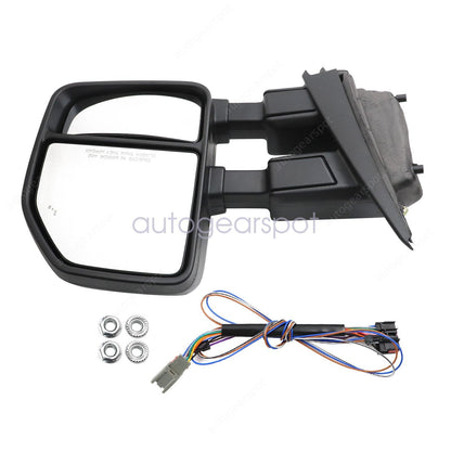 Right Side View Mirror W/Turn signals Floor Lamps For Ford F-250 F-350 2017-2022