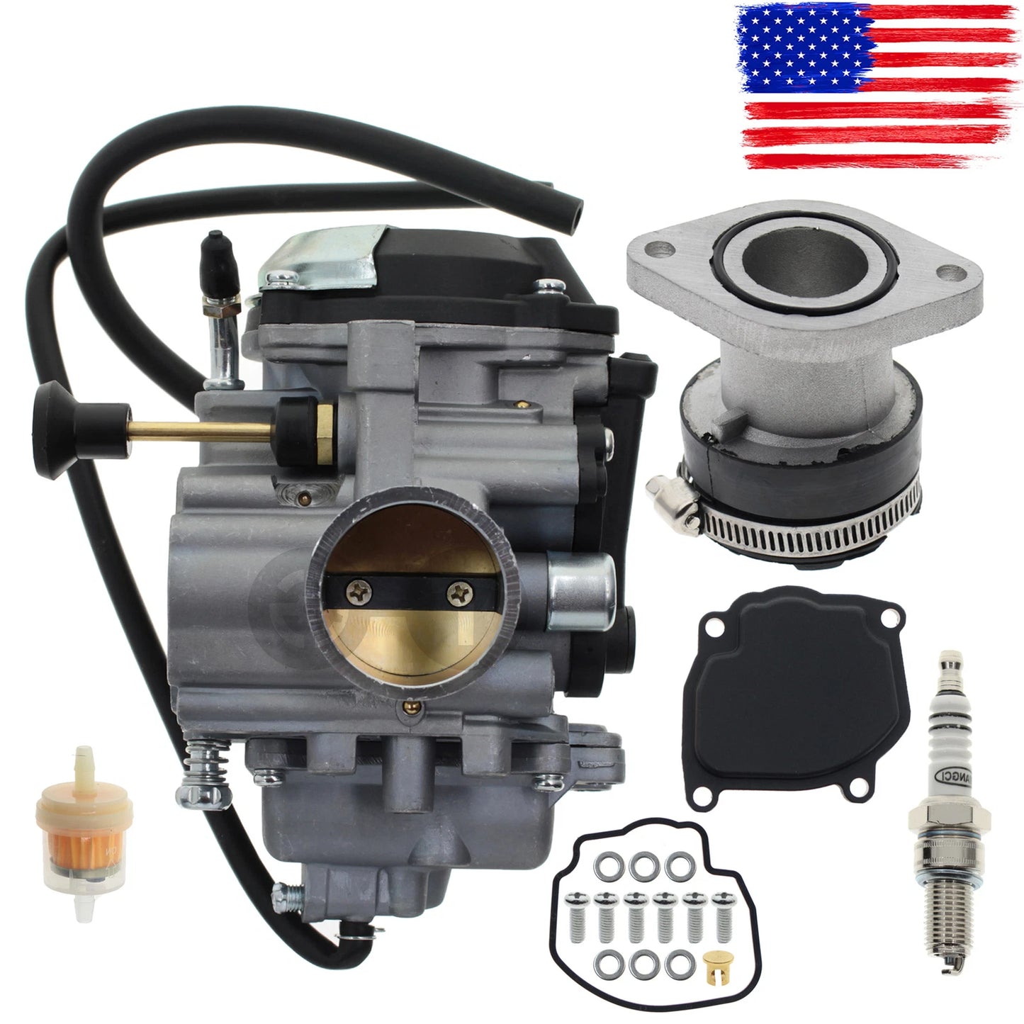 New Fits For 1996-2005 Yamaha Wolverine 350 YFM350FX YFM350 FX 4X4 Carburetor