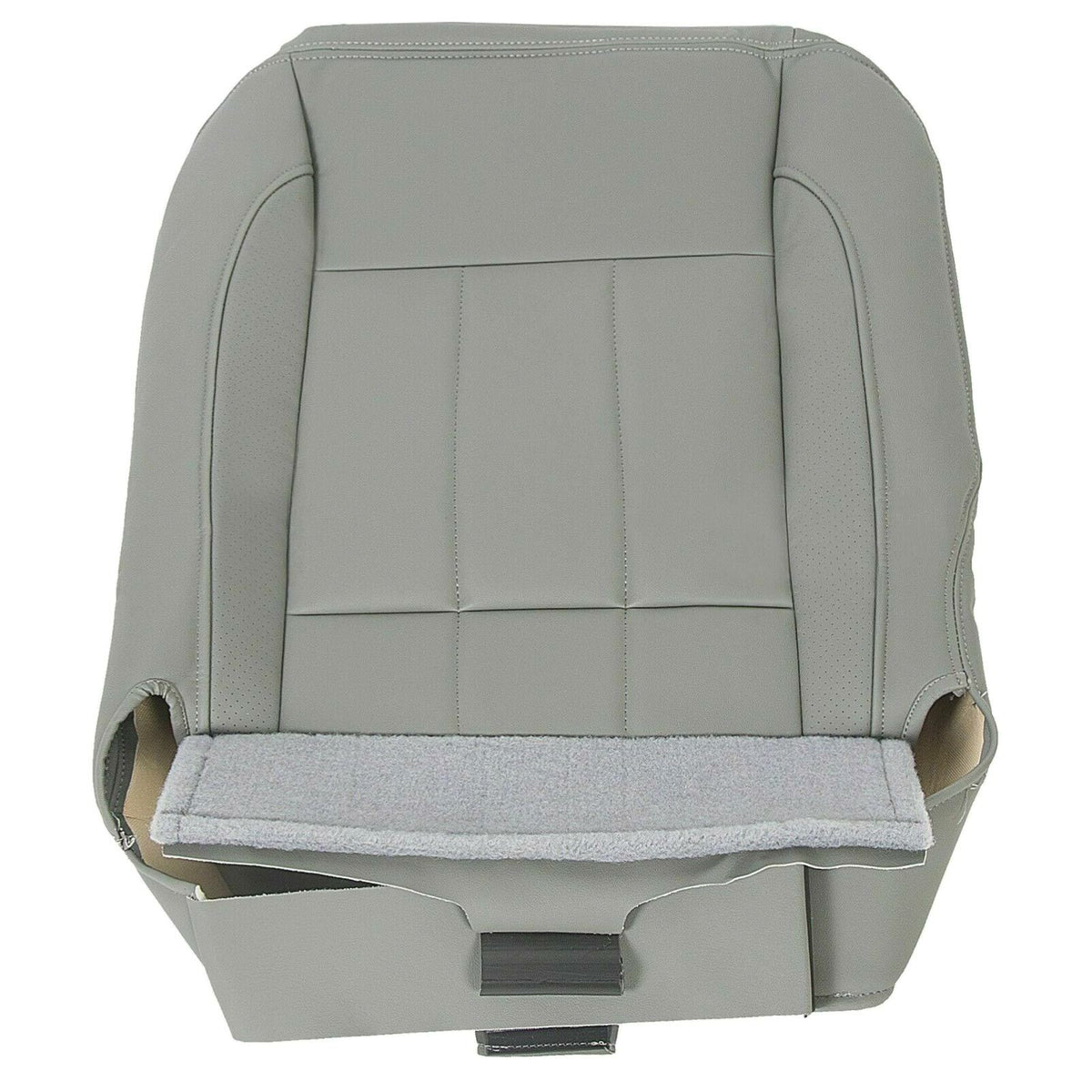 For 2006-09 Dodge Ram 1500 2500 3500 Laramie Driver Side Bottom Seat Cover Gray