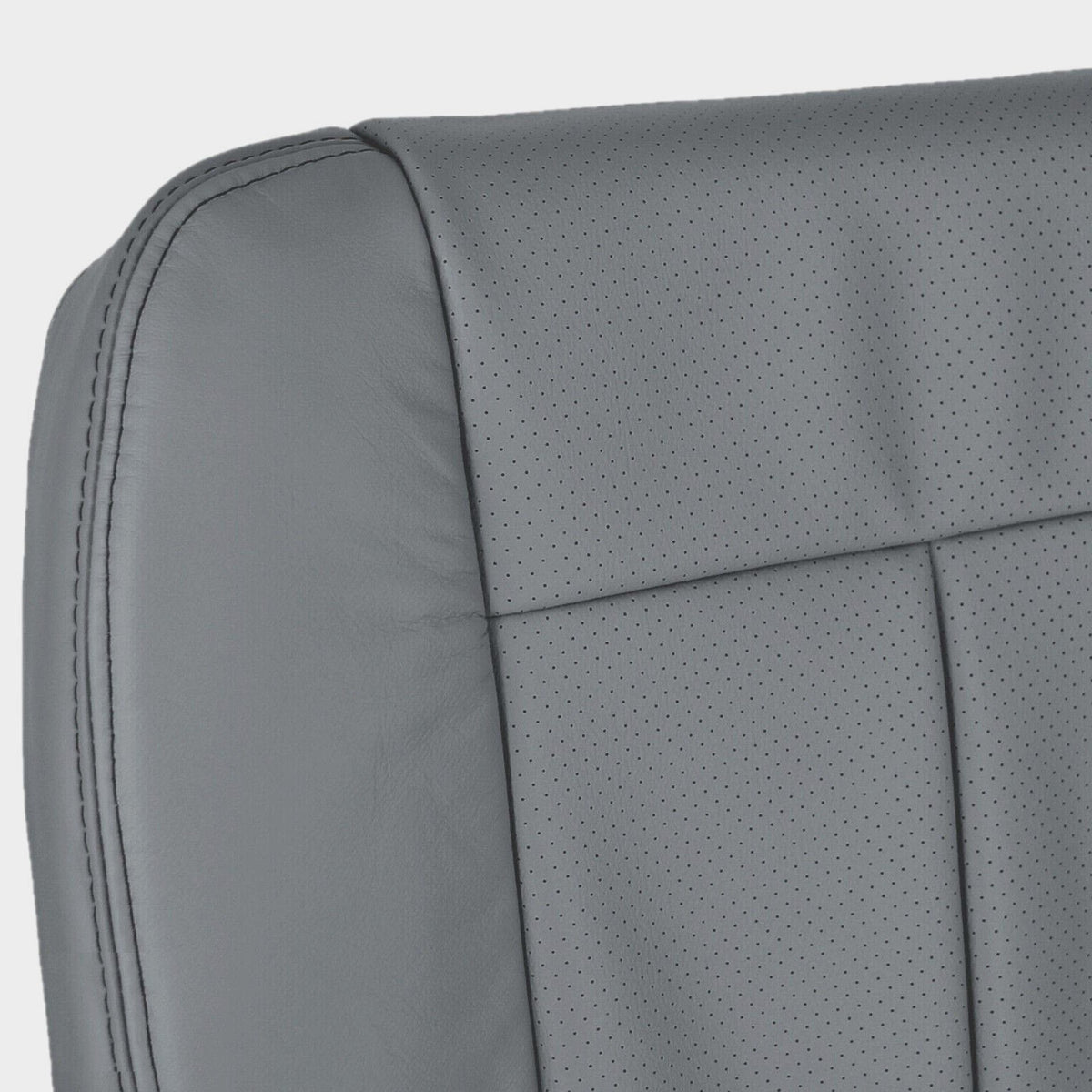 For 2012 2013 2014 Ford F150 Passenger Bottom PERFORATED SEAT COVER Gray