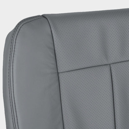 For 2012 2013 2014 Ford F150 Passenger Bottom PERFORATED SEAT COVER Gray