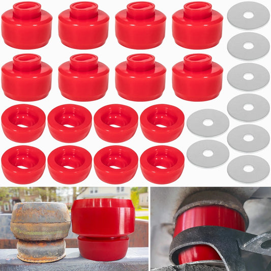 24Pcs For Chevy Silverado Sierra 2/4WD 1999-2014 Body and Cab Mount Bushing Kit