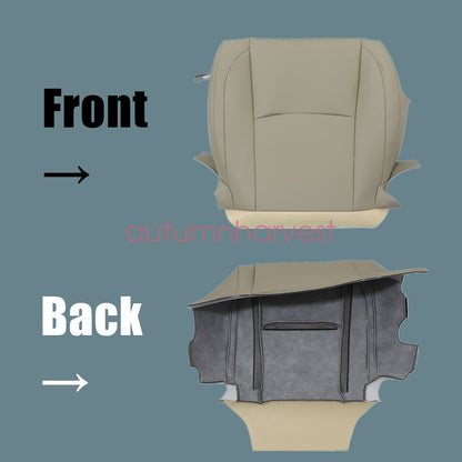 For 2004-2009 Lexus RX330 RX350 Front Bottom Replacement Leather Seat Cover Tan