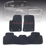 2013 2014 2015 2016 2017 For Nissan Armada Infiniti QX56 QX80 Floor Mats Velour