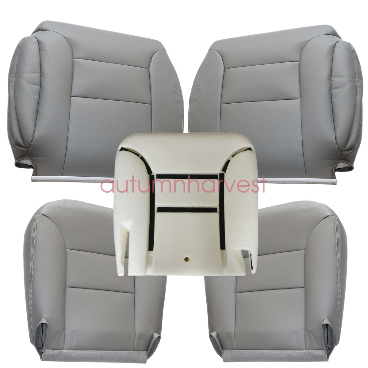 For Chevy Tahoe 1995-99 Driver & Passenger Side Seat Cover & Driver Foam Cushion