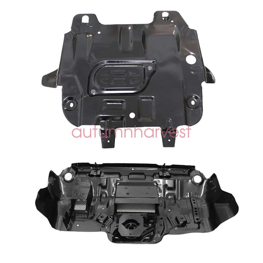 TWO-PIECE SET UNDER ENGINE COVER SPLASH SHIELD FOR 10-2023 TOYOTA 4RUNNER