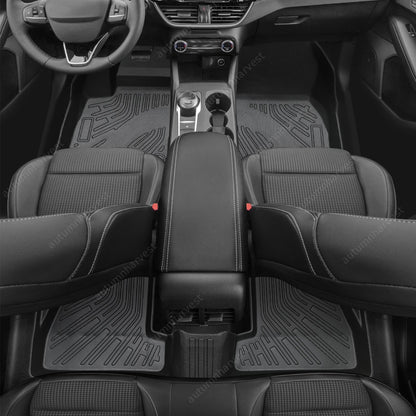 TPE Floor Mats+Trunk Cargo Liner For 2012-2018 Ford Focus Sedan All-Weather Set