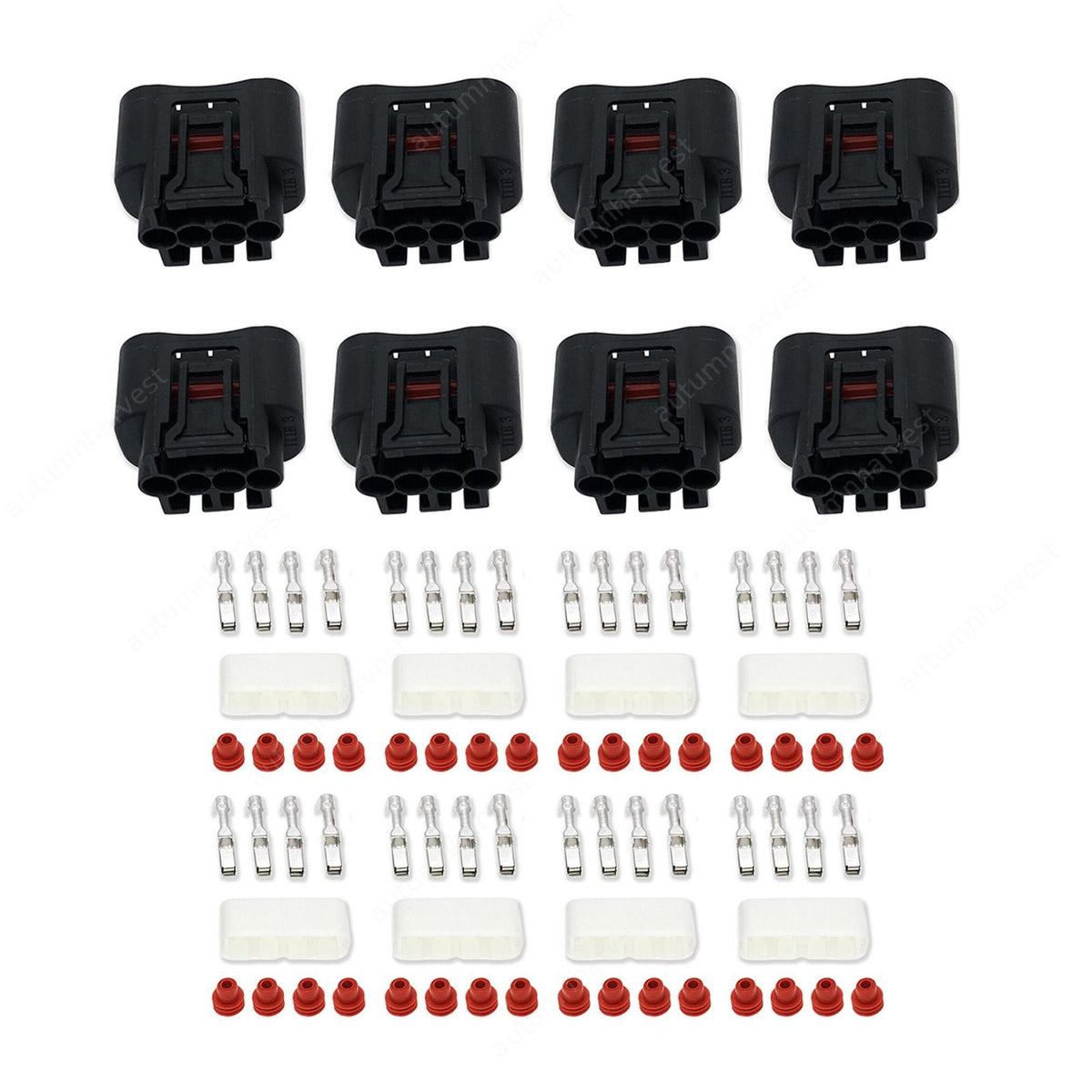 8 PACK Ignition Coil Plug Connector Kit For Toyota Lexus Camry Yaris