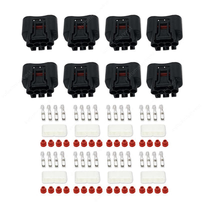 8 PACK Ignition Coil Plug Connector Kit For Toyota Lexus Camry Yaris