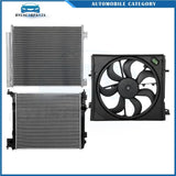 New Radiator A/C Condenser and Fan 2017-2019 For Nissan Rogue Sport 2.0L