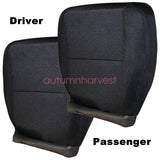 For 2007 2008-2014 Chevy Silverado Front Both Side Bottom Cloth Seat Cover Black