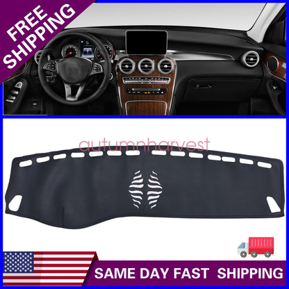 Fits 2016-2022 Mercedes-Benz GLC250 GLC300 Leather Dashboard Dash Cover Carpet