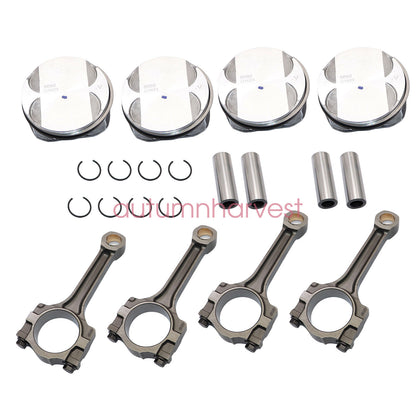Pistons & Rings Connecting Rod Kit Fit For Buick Chevrolet GMC Saturn 2.4L