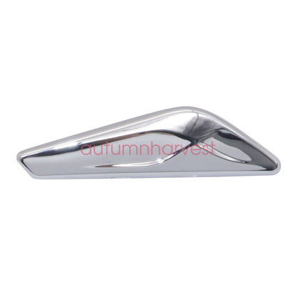 Pair Chrome Front Left Right Side Fender Trim Finisher For BMW X3 X4 F25 F26