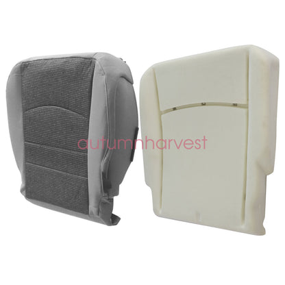 For 2013 2014-2017 2018 Dodge Ram Big Horn Driver Fabric Seat Cover Gray & Foam