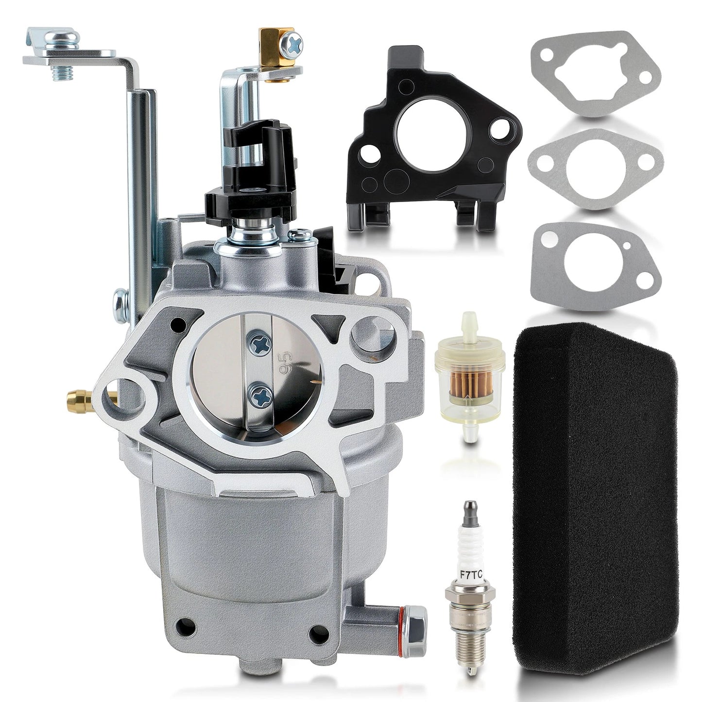 Assy For CAT RP6500 RP6500E Generator 511-7277 Carb w/ Insulation Spark Plug