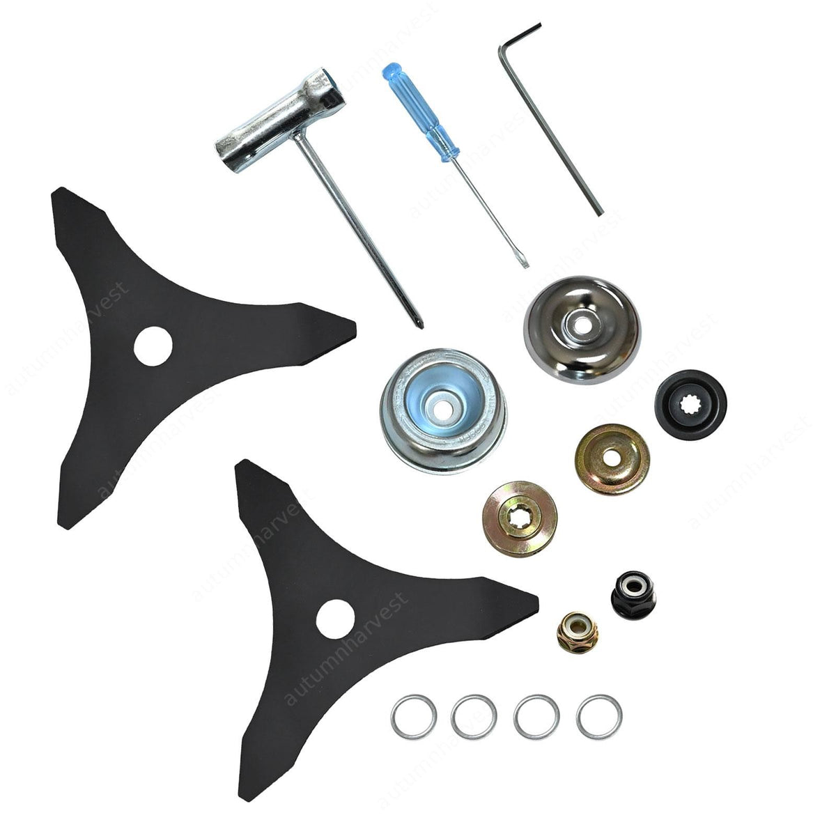 For Husqvarna For Stihl 2 Pack 10"x3 Teeth Steel Weed Eater Blade String Trimmer