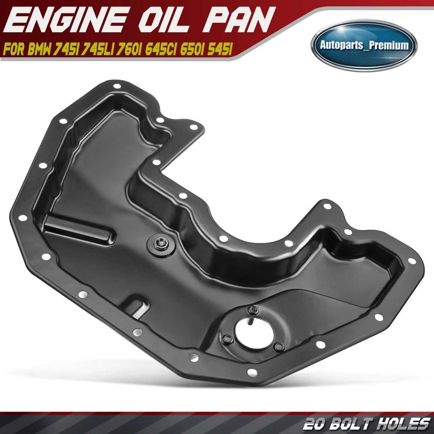 1PCS Lower Engine Oil Pan FIT BMW 745i 745Li 760i 760Li 645Ci 650i 545i 550i US