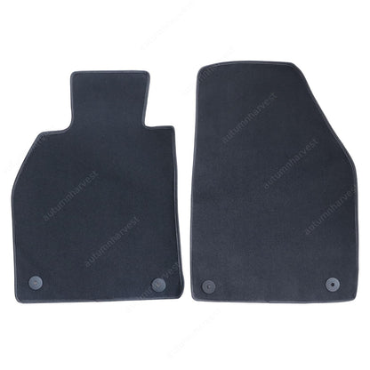 Replacement Velour Floor Mats Carpet 2Pcs For 2005-2012 Porsche Boxster & Cayman
