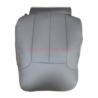 For 2009-2014 Ford F150 Lariat Passenger Top PERFORATED Seat Cover Steel Gray