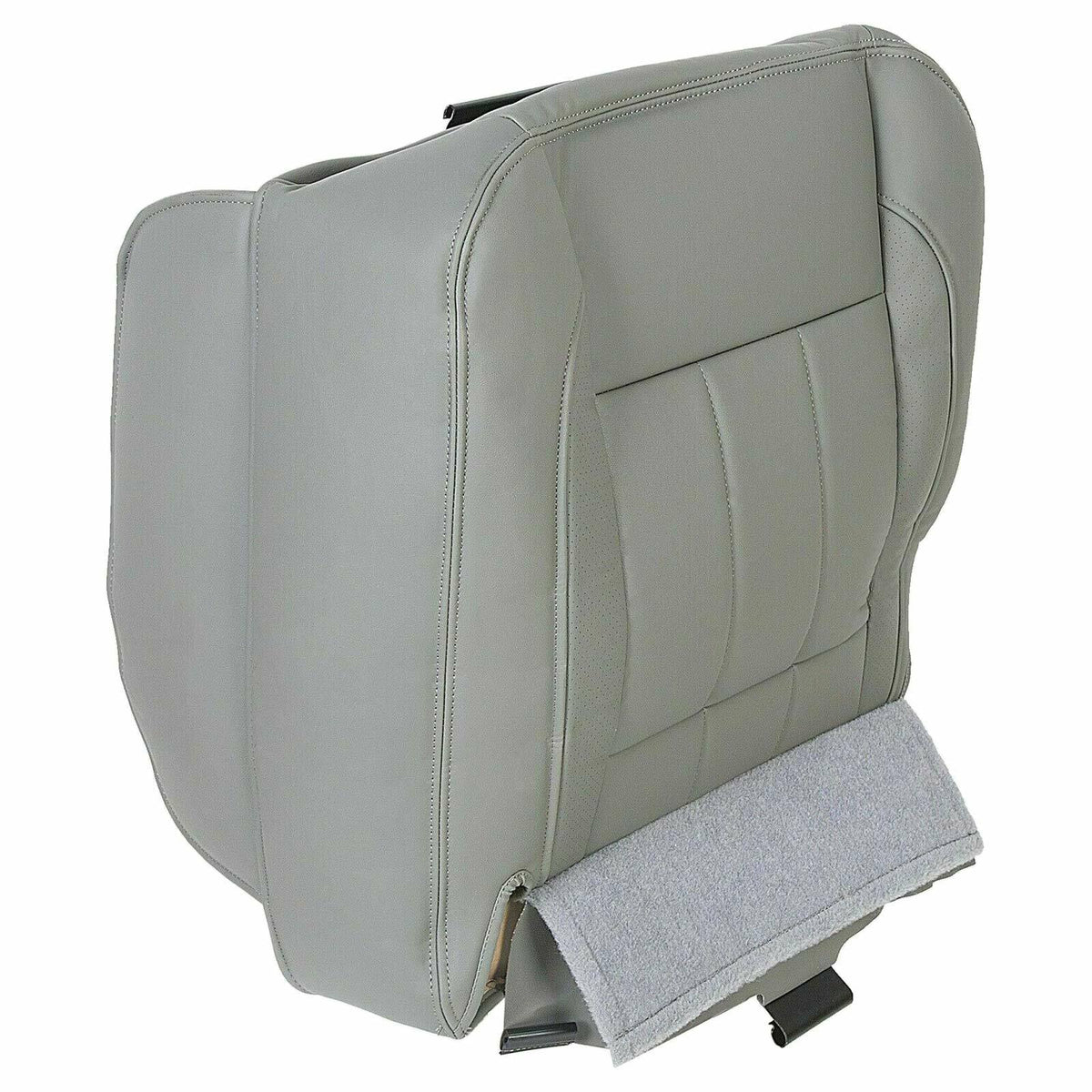 For 2006-09 Dodge Ram 1500 2500 3500 Laramie Driver Side Bottom Seat Cover Gray