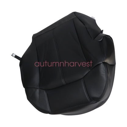 Fits 1999-2002 Chevy Silverado passenger Side Bottom Leather Seat Cover Black