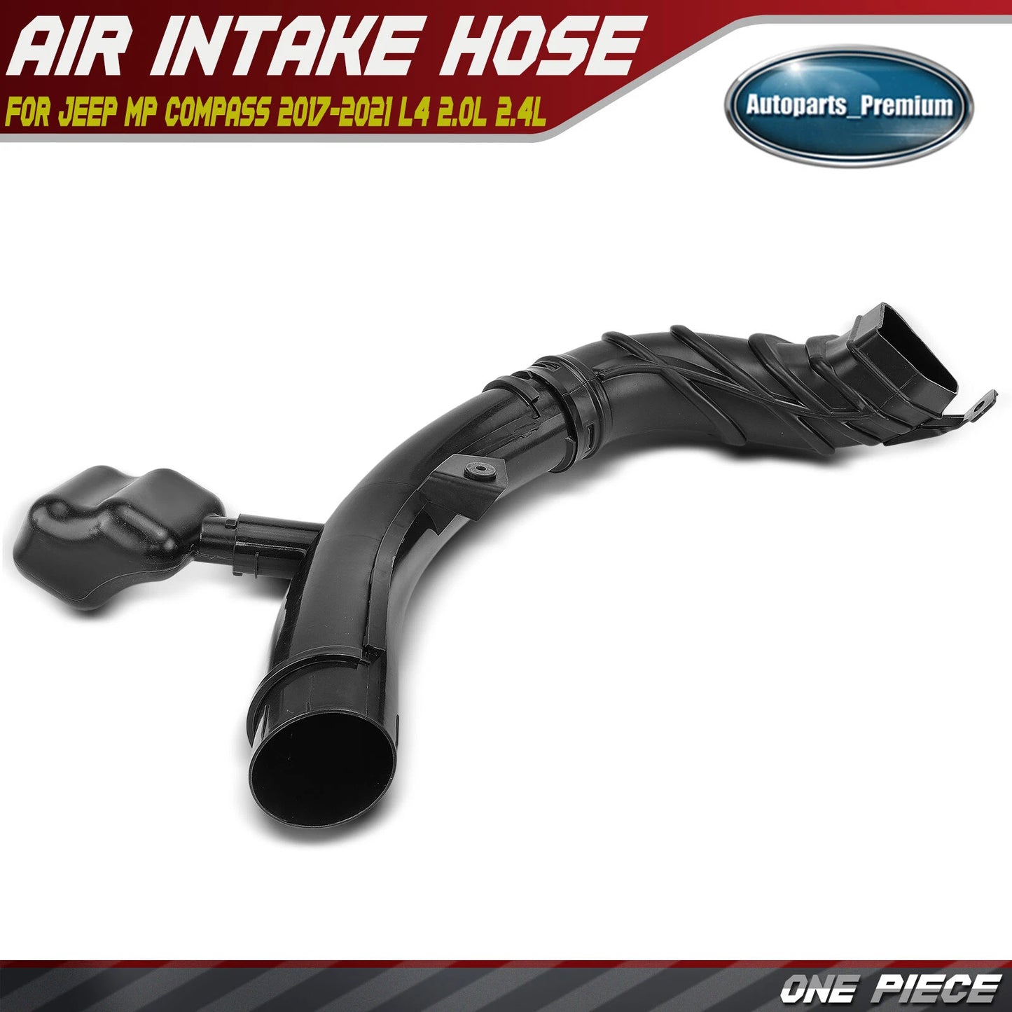 New Engine Air Inlet Duct Tube For 2017-2020 2021 Jeep Compass 2.4L 68247353AA