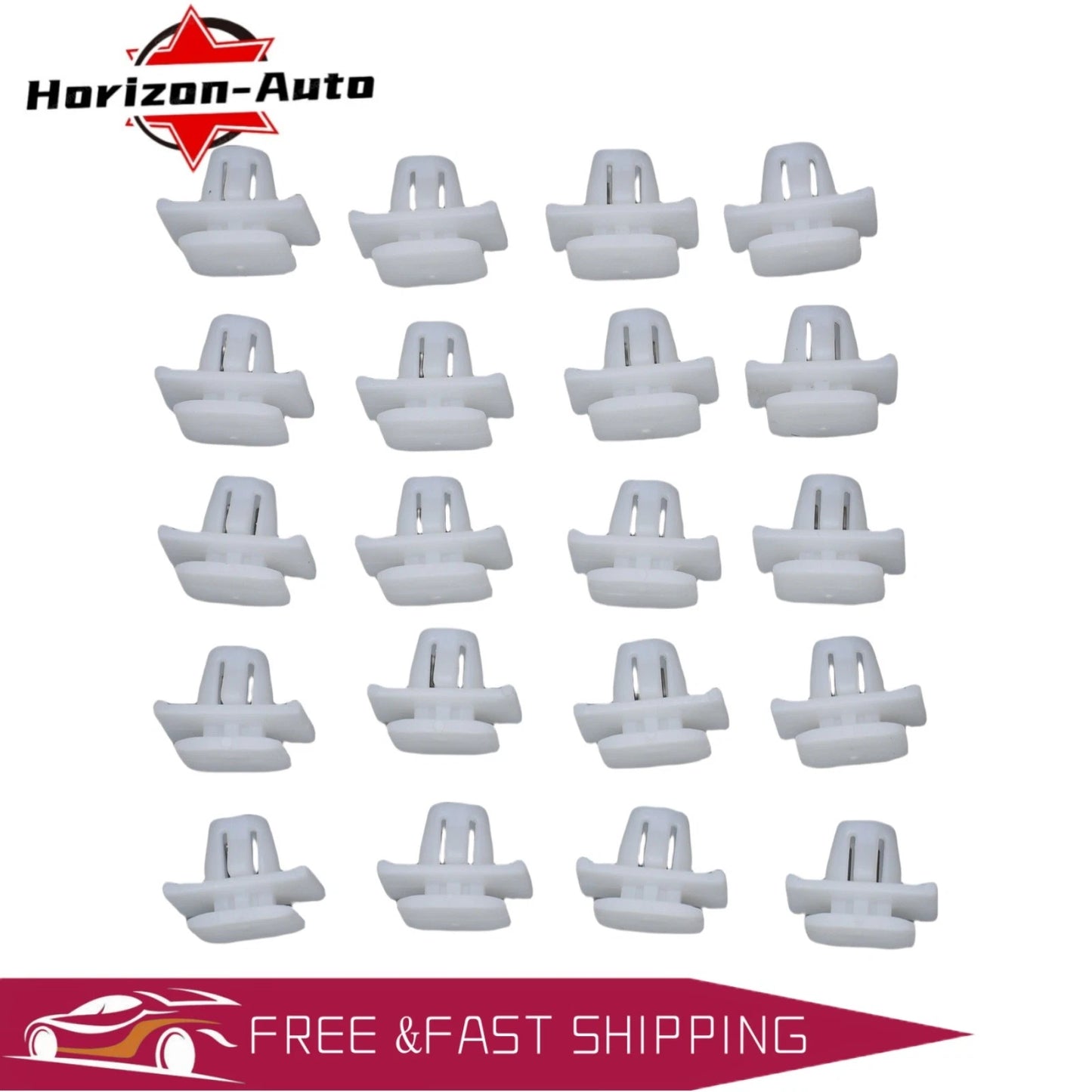 20Pcs for Honda CR-V Outer Side Door Trim Moulding Retainer Clips 75315-S9A-004