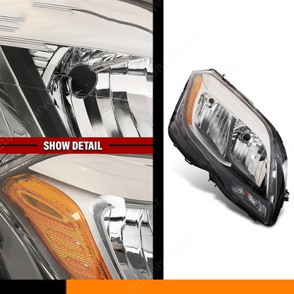 Left and Right Side Headlight Set For 13-15 Mercedes Benz GLK250 GLK350 w/o Bulb