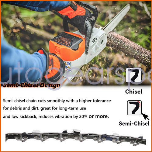 6 Pack Chainsaw Chain For Stihl MS170 MS180 017 019 023 16 Inch .043 3/8 LP 55DL