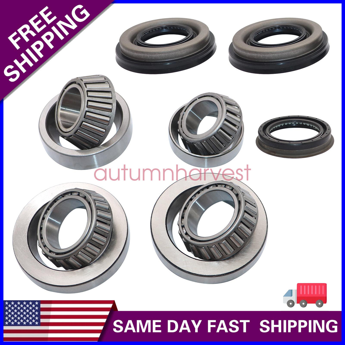 1 Set New For 2013-2019 Cadillac ATS , CTS Rear Differential Bearings repair Kit
