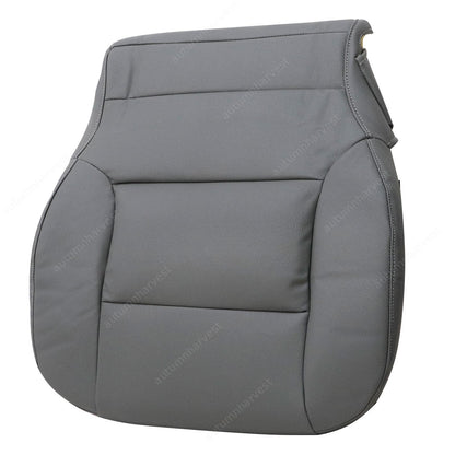 For 2014-2019 Chevy Silverado 2500HD Driver & Passenger Bottom Seat Cover Gray