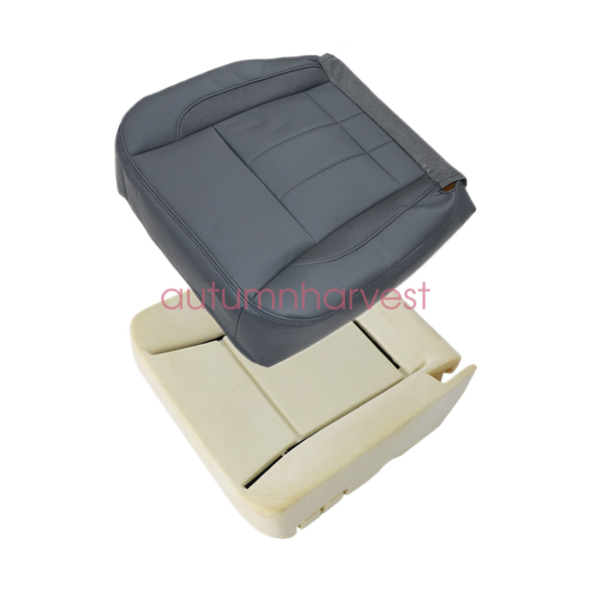 For 2006-2009 Dodge Ram 1500 2500 3500 Driver Bottom Seat Cover & Foam Cushion