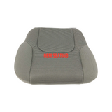 For 2005-2019 Nissan Frontier Driver Bottom Replacement Cloth Seat Cover Gray /W