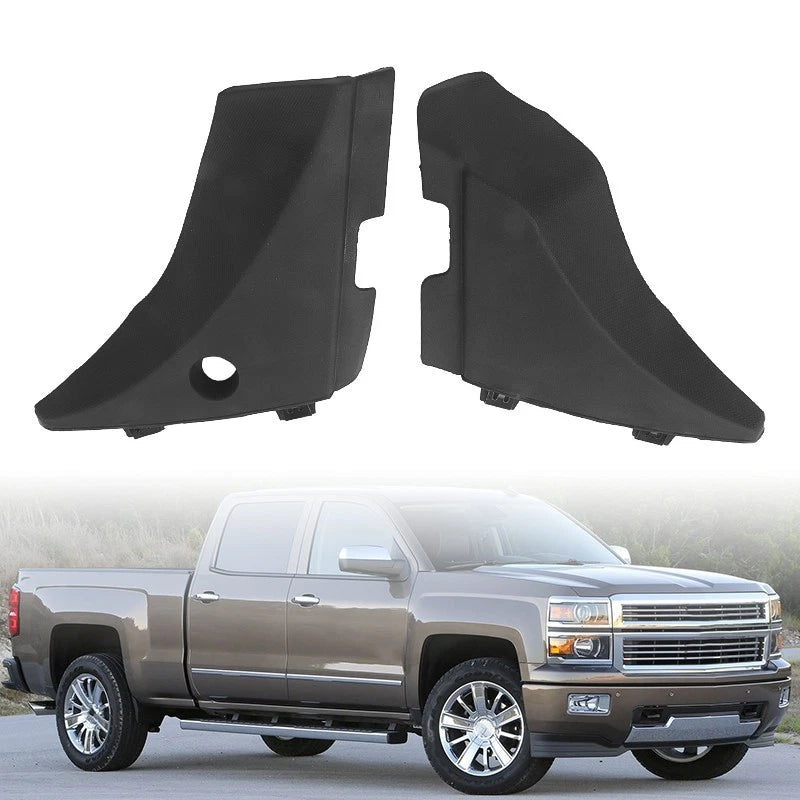 Fit For Sierra Silverado 14-19 Windshield Wiper Cowl Cover Air Inlet Panel Trim