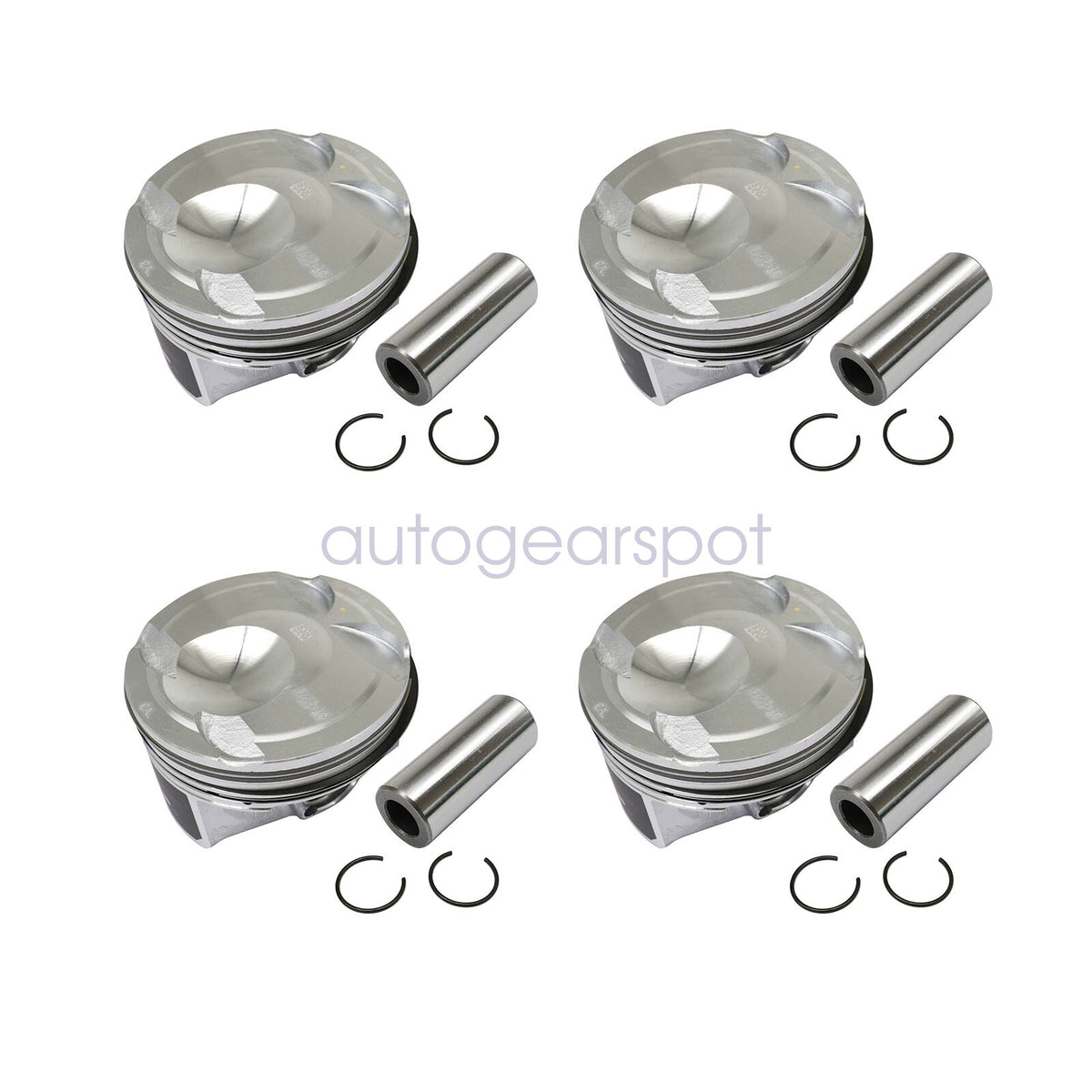 Fit For 2015-2018 Ford Edge Escape Fusion Lincoln MKC MKZ 2.0T Piston & Ring 4X