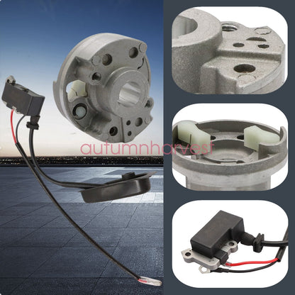 Ignition Coil and Flywheel For Redmax EBZ6500 EBZ7500 EBZ8500 Backpack Blower