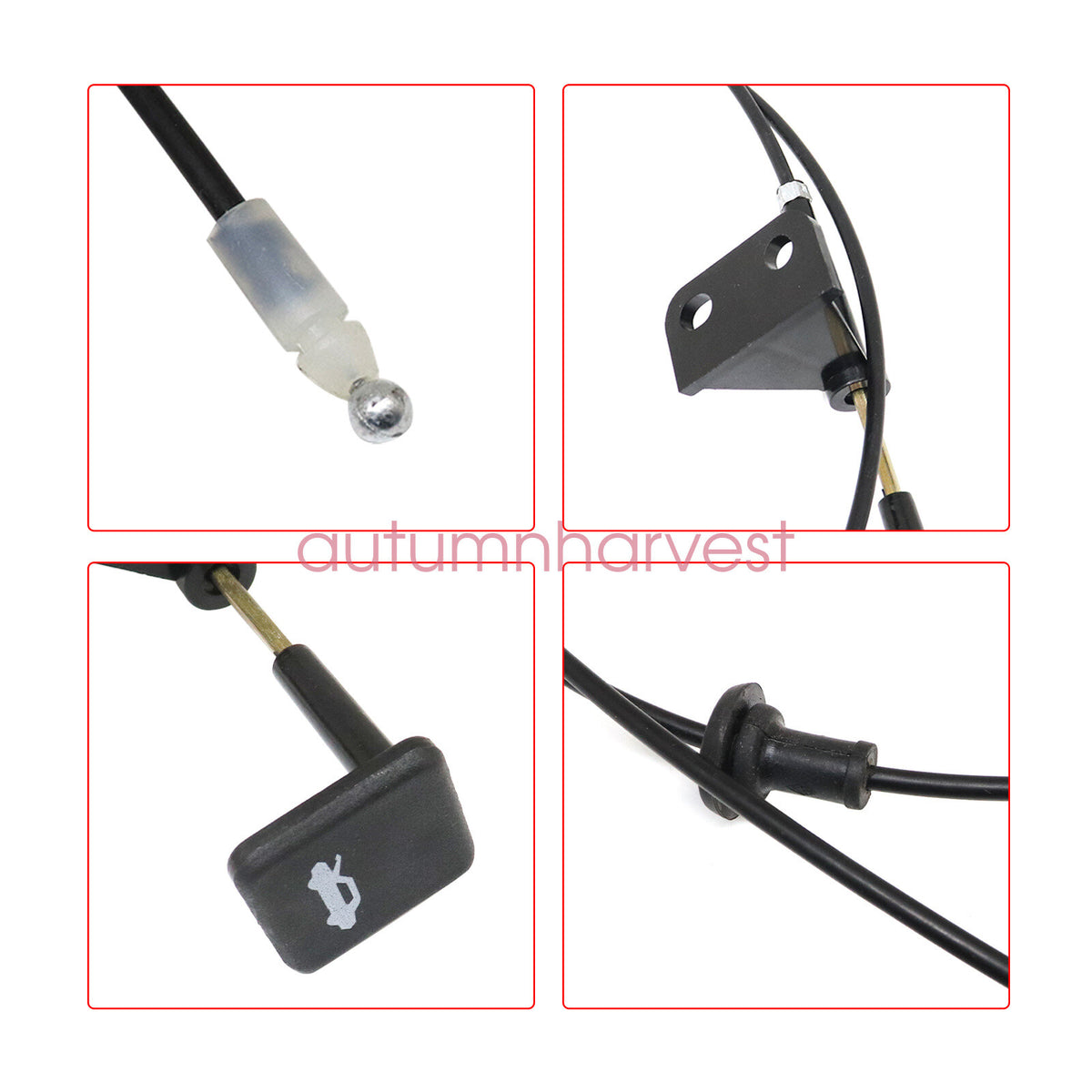 For Acura RSX 2002-2006 Hood Latch Lock Release Cable New 74130-S6M-A01ZA