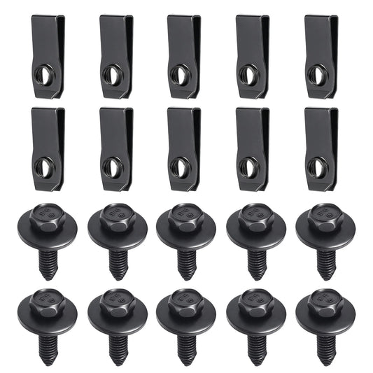 Fits GMC Ford Chrysler Jeep N623343-S2 20X M8 Body Bolts & Extruded U Nuts Kits