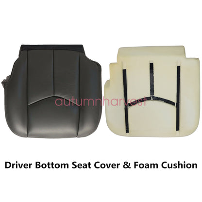 Front Seat Cover & Foam Cushion For 2003-06 Chevy Silverado Avalanche Dark Gray