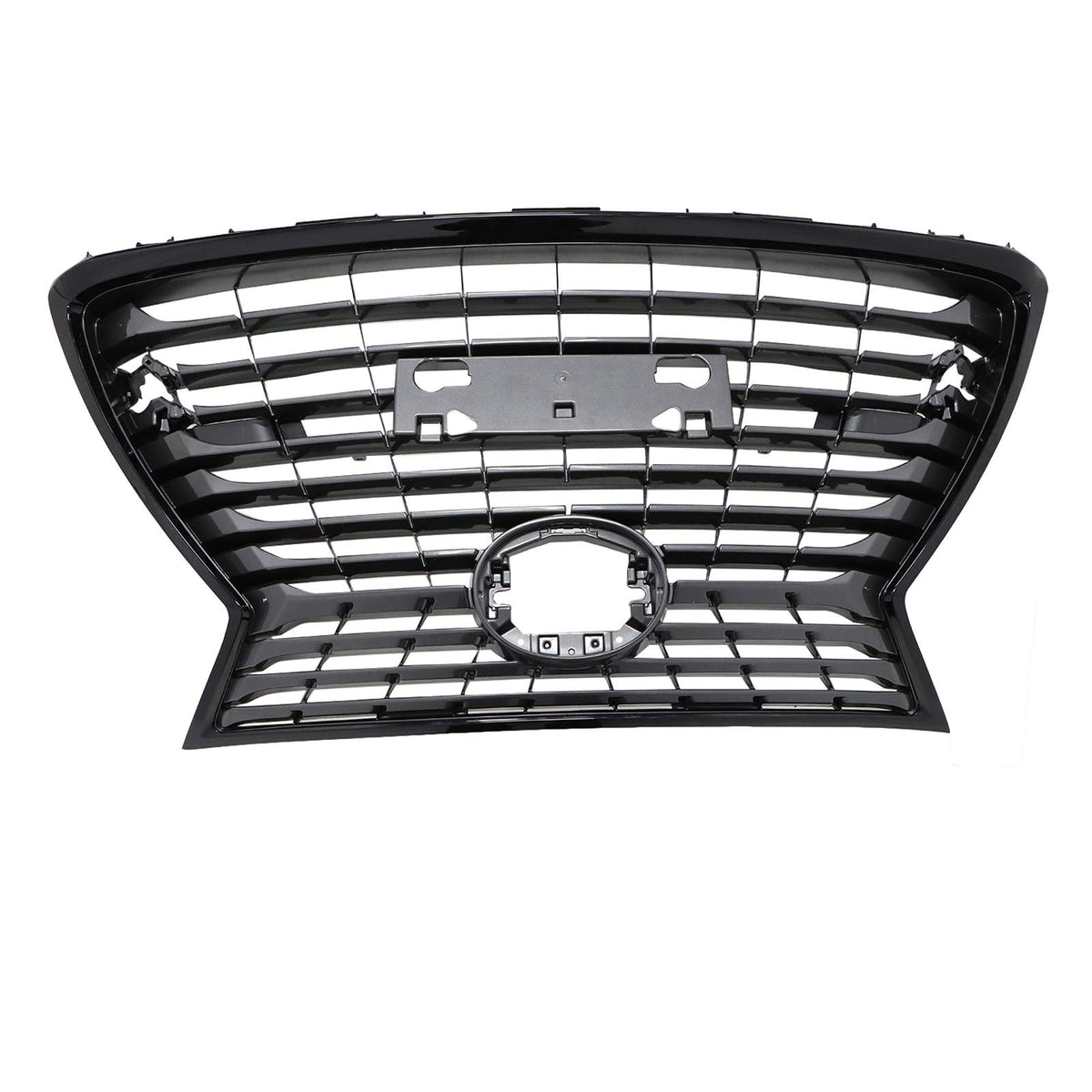 Front Grille+Trim Molding Chrome Fit 2018-2021 Lexus NX300h Hybrid Fit Bule LOGO