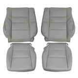 For 2008-2012 Honda Accord Driver & Passenger Bottom & Upper Seat Cover Gray
