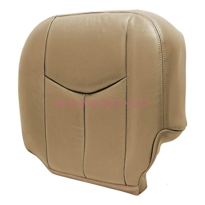 Driver Bottom Seat Cover & Foam Cushion For 2003-2006 Chevy Silverado Tan