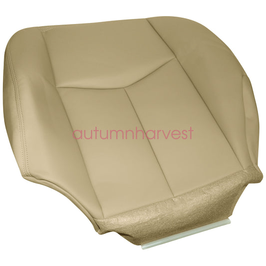 For 2003 2004 2005 2006 Chevy Tahoe Driver Bottom Seat Cover Shale Light Tan