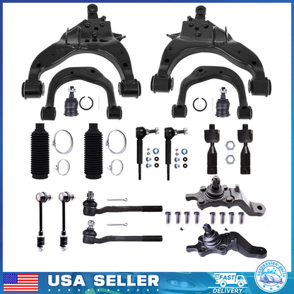 Fits 96-2002 Toyota 4Runner Front Upper & Lower Control Arms Tie Rods Sway Bars