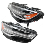 Left+Right Full LED Headlight For Audi A6 S6 2016 2017 2018 W/LED DRL Headlamp