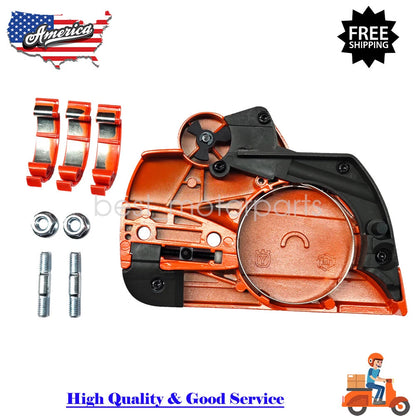 Side Clutch Cover Assembly For Husqvarna 537286301 Rancher 455 455E 460 Chainsaw